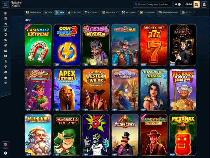 WonderLuck Casino screenshot 2