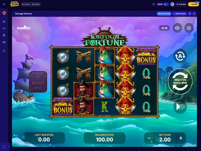 Morospin Casino screenshot 5