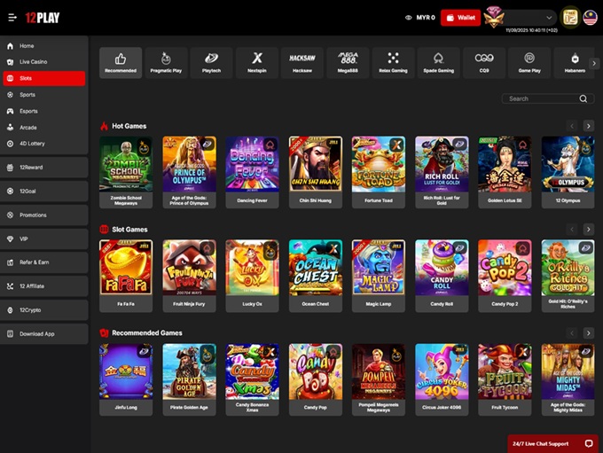 12Play Casino screenshot 2