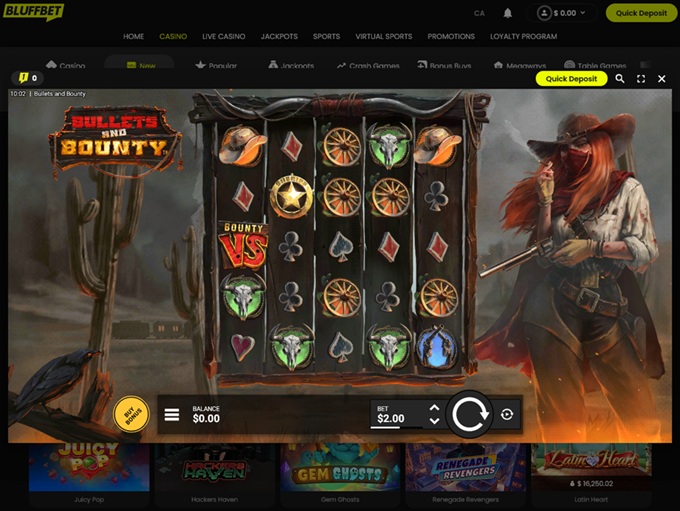 Bluffbet screenshot 4