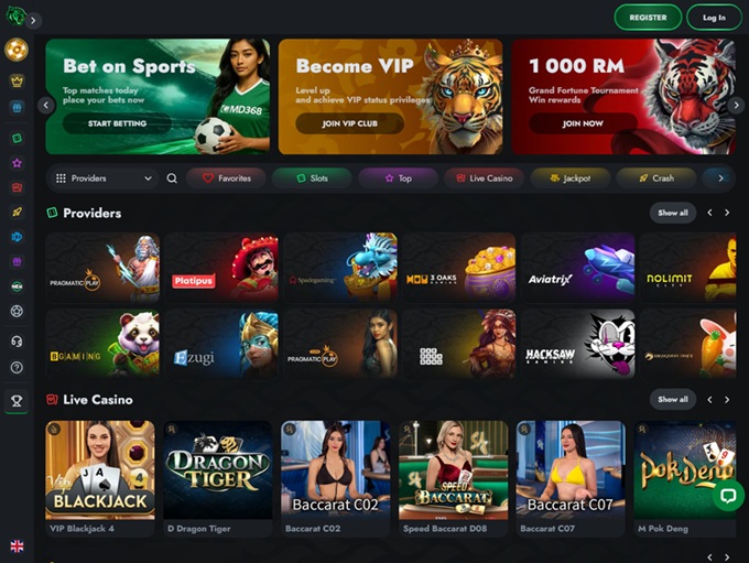 J8de Casino screenshot 1