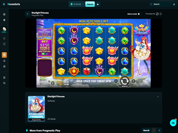 Housebets Casino screenshot 4