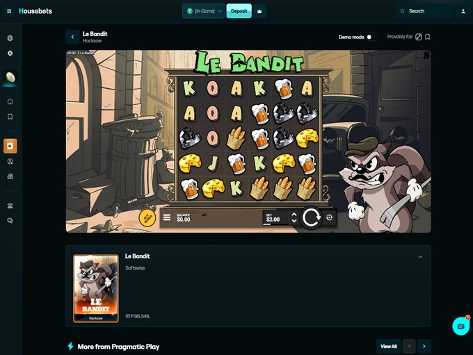 Housebets Casino screenshot 5