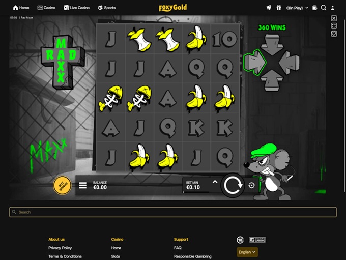 FoxyGold Casino screenshot 4