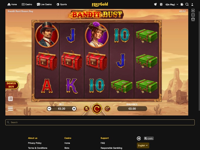 FoxyGold Casino screenshot 5