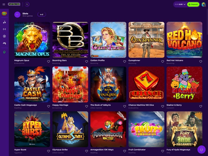 Gambloria Casino screenshot 2