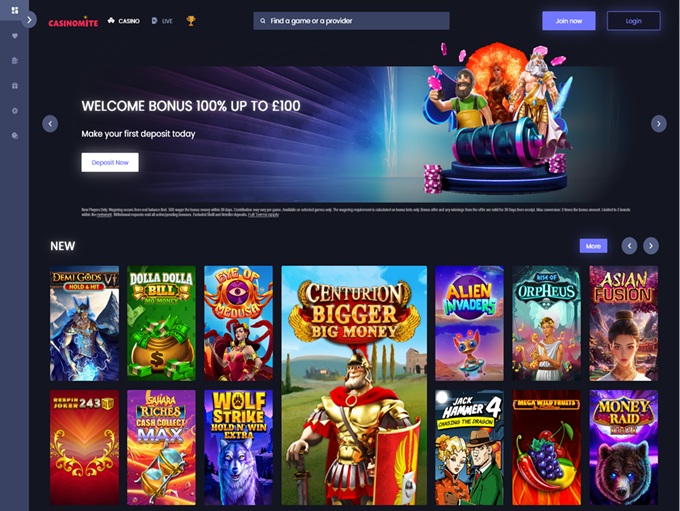 Casinomite lobby