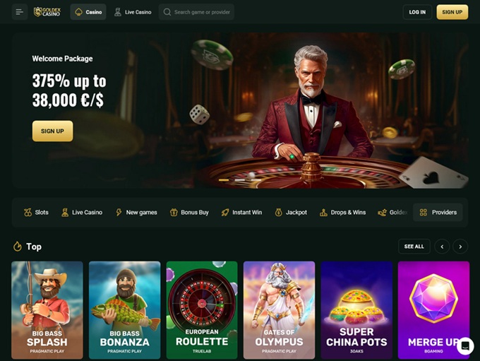 Goldex Casino lobby