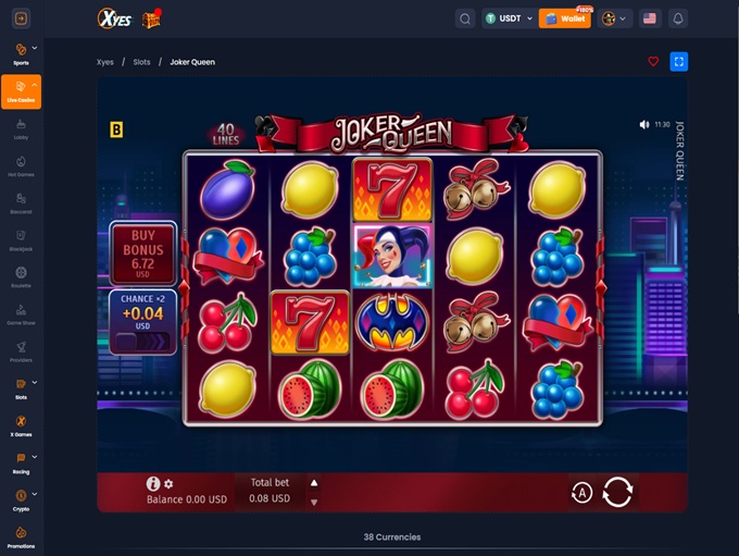 Xyes Casino screenshot 4