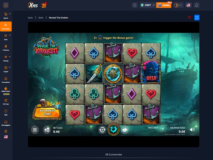 Xyes Casino screenshot 5