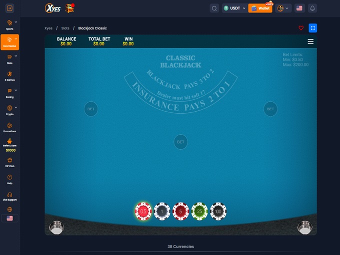 Xyes Casino screenshot 6