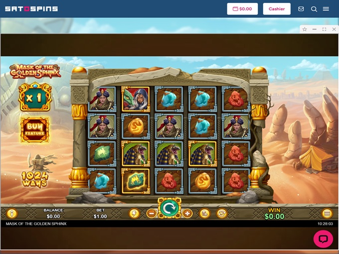 SatoSpins Casino screenshot 5