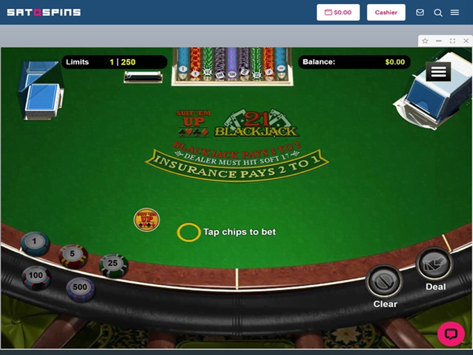 SatoSpins Casino screenshot 6