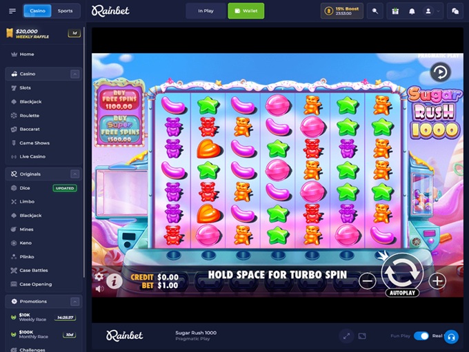RainBet Casino screenshot 4