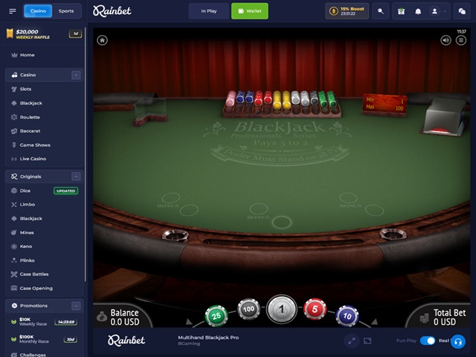RainBet Casino screenshot 6
