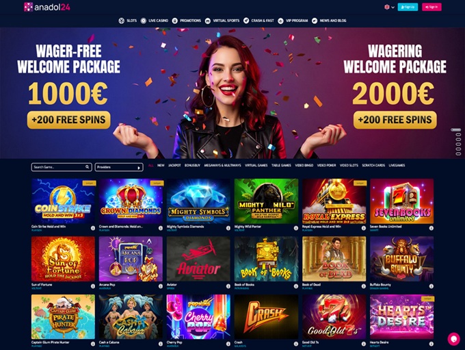 Anadol24 Casino lobby
