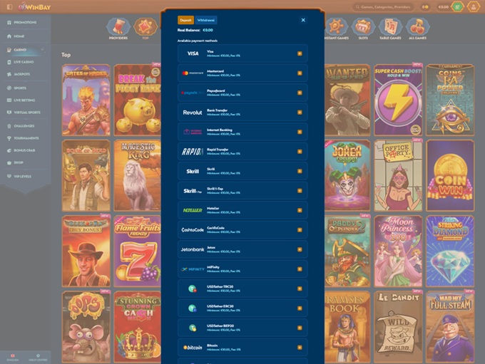 Winbay Casino screenshot 3