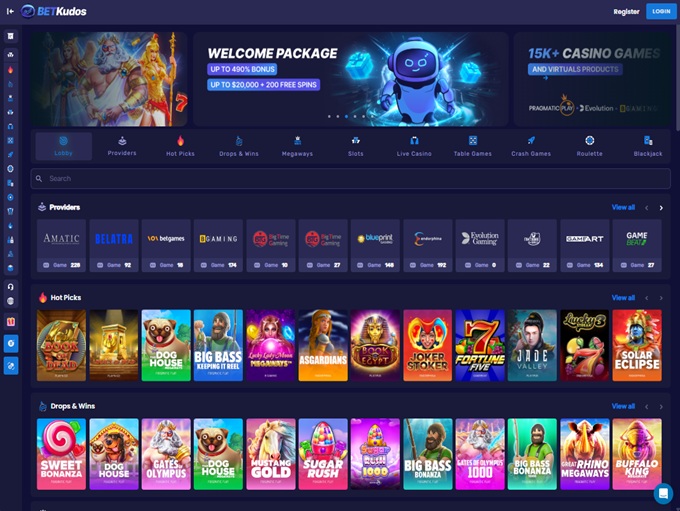 BetKudos lobby