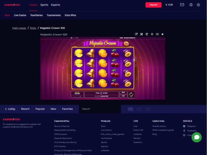 CasinoAndYou screenshot 4