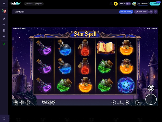 HighFlyBet Casino screenshot 4