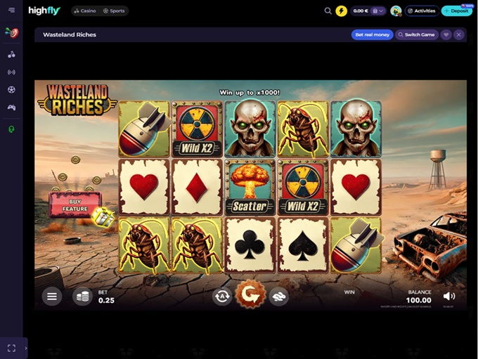 HighFlyBet Casino screenshot 5
