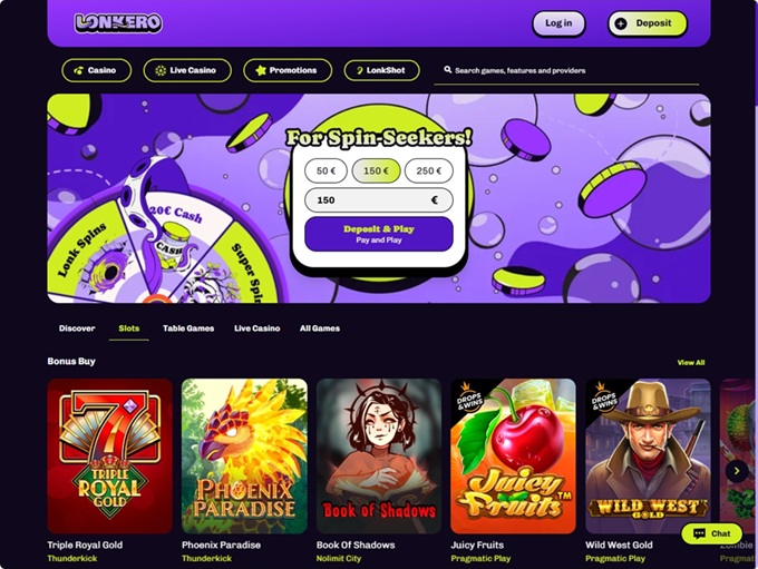 Lonkero Casino screenshot 1