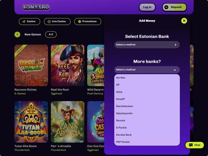 Lonkero Casino screenshot 3