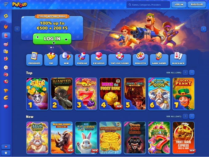 Pistolo Casino screenshot 1