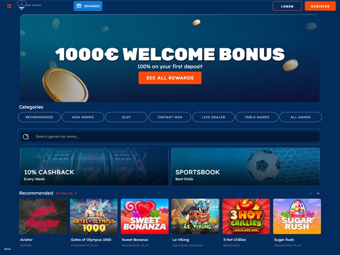 Bof Casino lobby