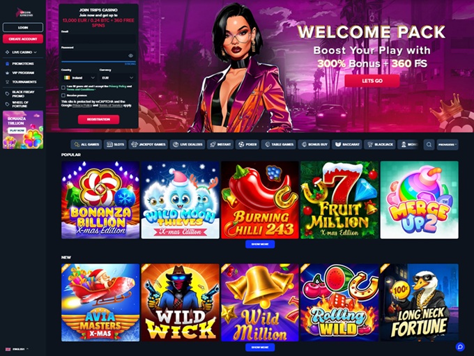 Trips Casino lobby