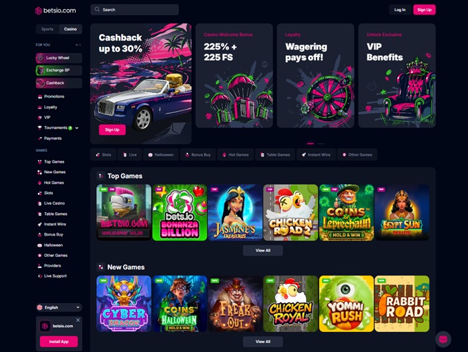 Betsio.com screenshot 1