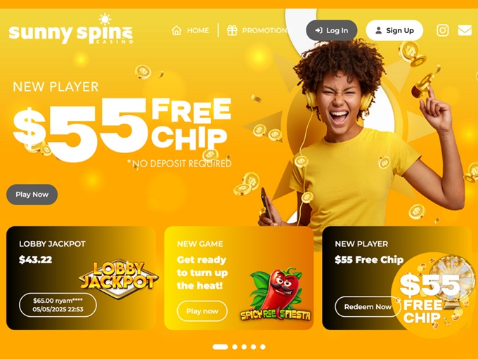 Sunny Spins Casino screenshot 1