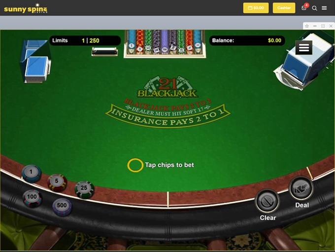 Sunny Spins Casino screenshot 6