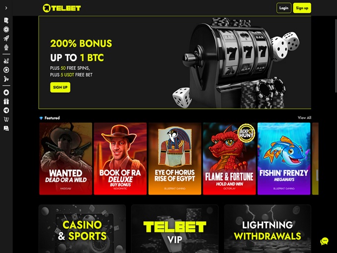 TelBet Casino screenshot 1