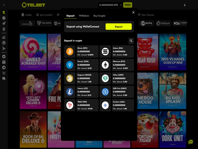TelBet Casino screenshot 3