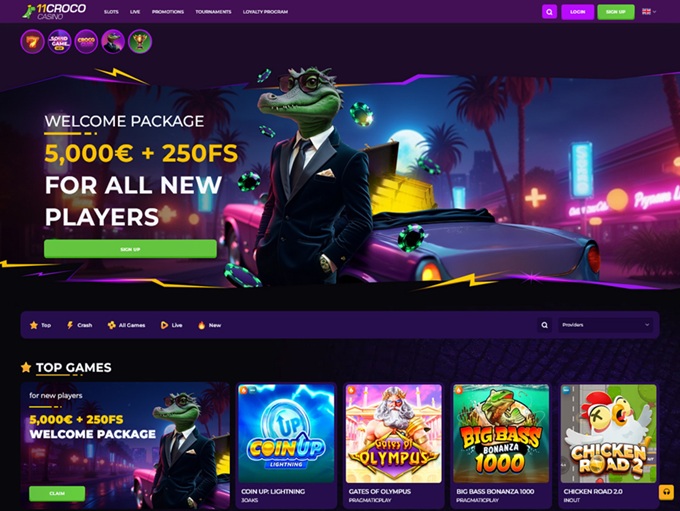 11croco Casino screenshot 1