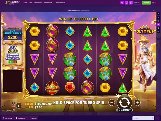 11croco Casino screenshot 4