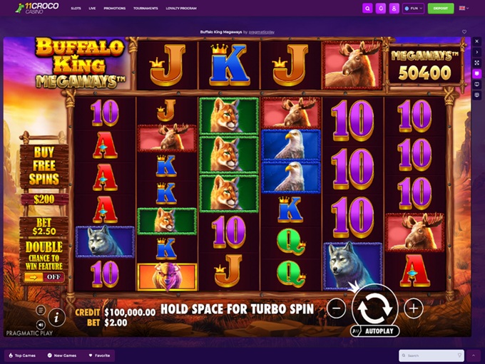 11croco Casino screenshot 5