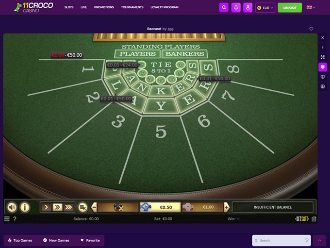 11croco Casino screenshot 6