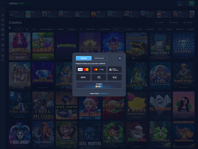 Mega.Bet screenshot 3