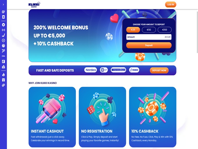 Klikki Kasino screenshot 1