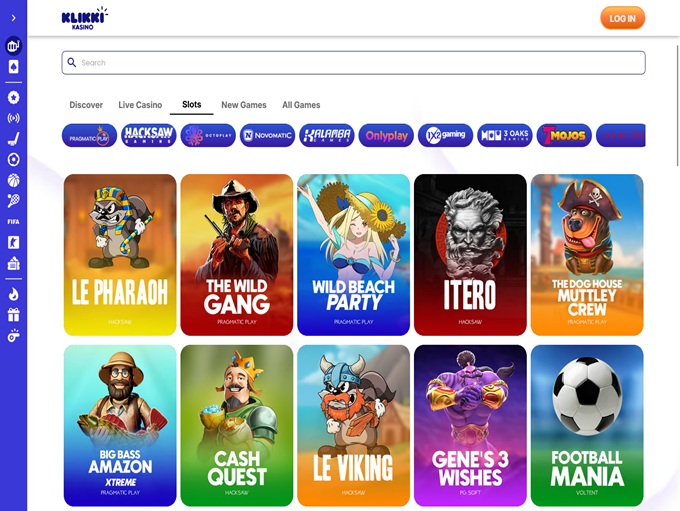 Klikki Kasino screenshot 2