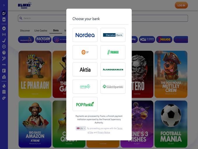 Klikki Kasino screenshot 3