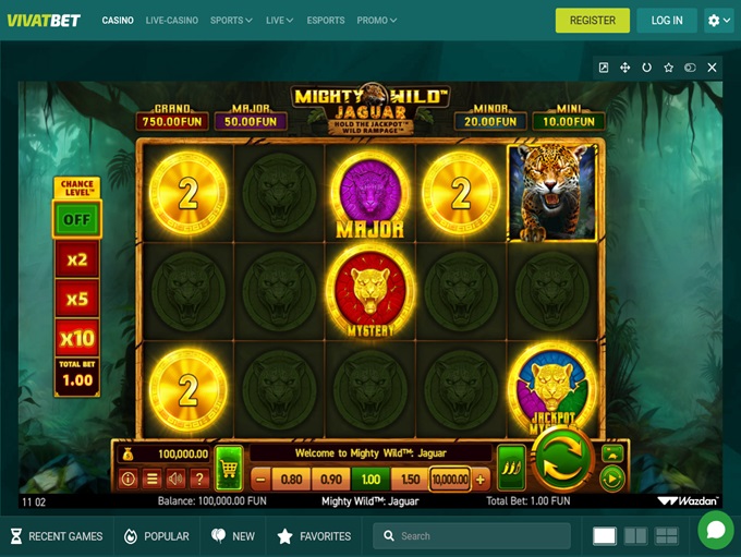 Vivatbet Casino screenshot 4