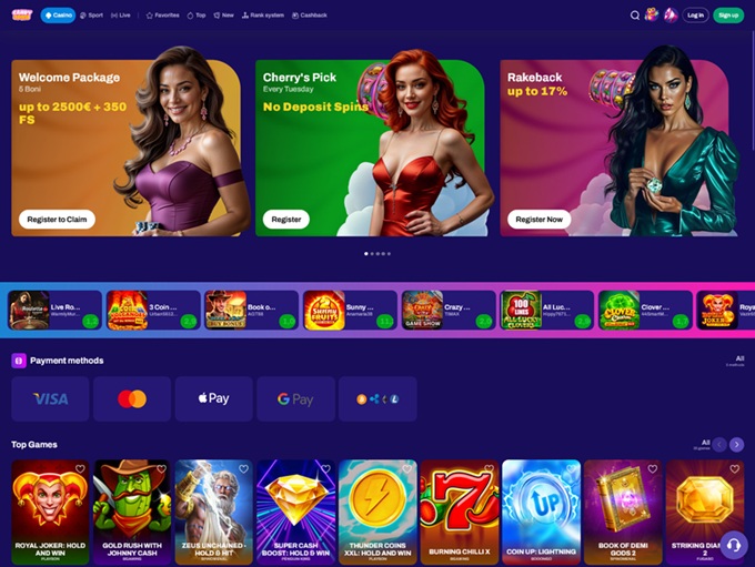 Candyspinz lobby