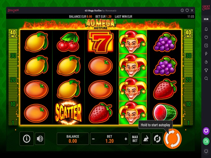 Lucky Circus Casino screenshot 5
