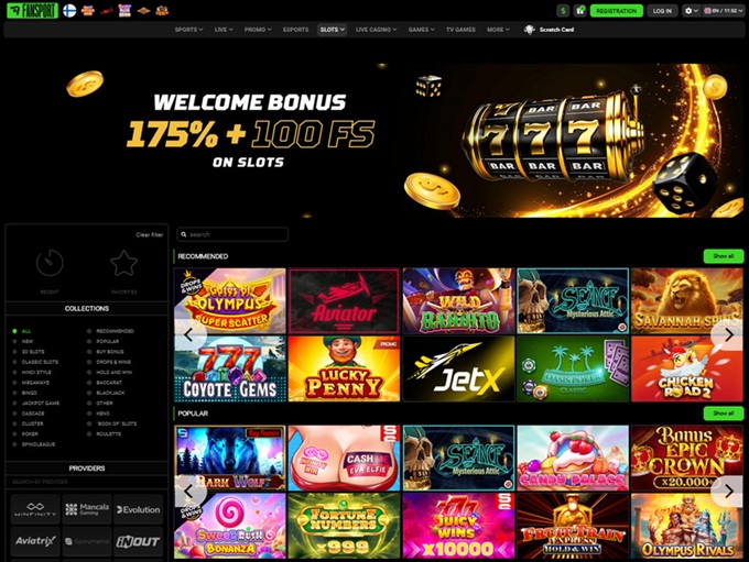 Fansport Casino lobby