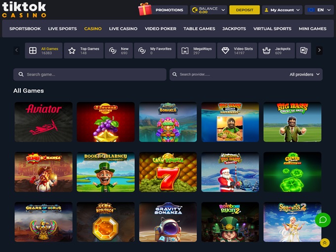 TikTok Casino screenshot 2