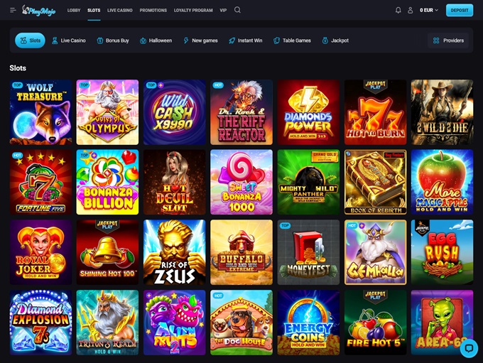 PlayMojo Casino screenshot 2