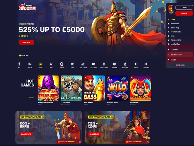 Slota Casino screenshot 1